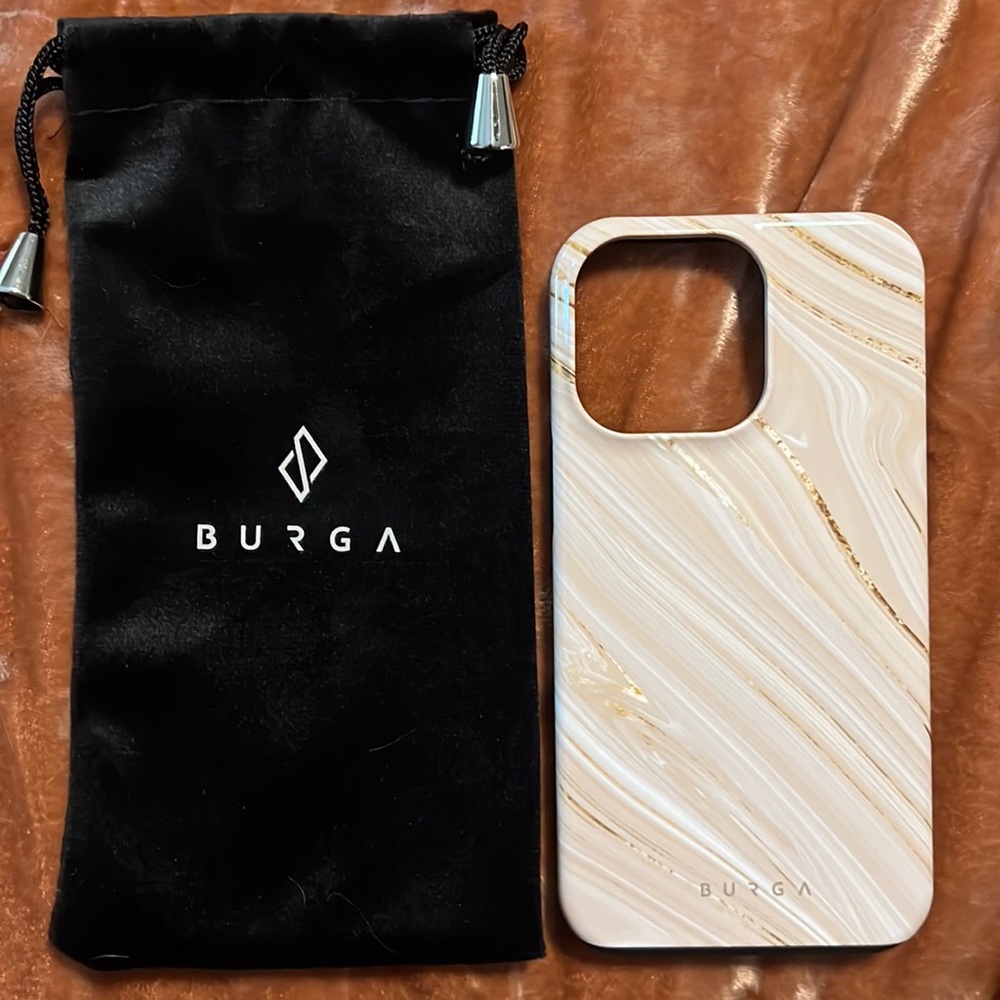 Never used - burga full glam tough iPhone 13 pro case